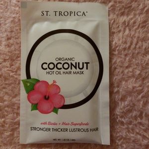 Hot oil hair mask